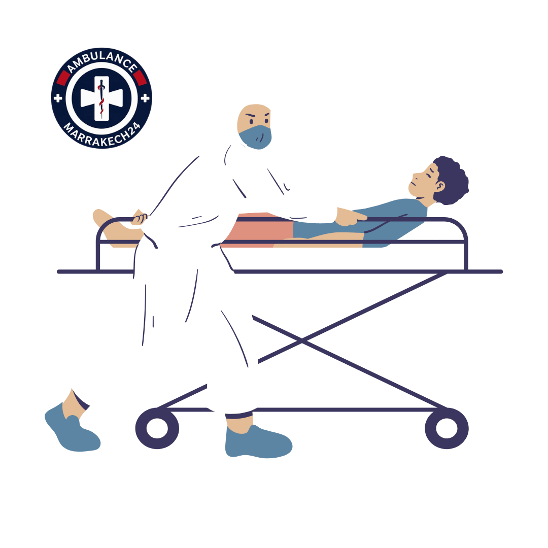 Équipe ambulance Marrakech - personnel formé transport sanitaire